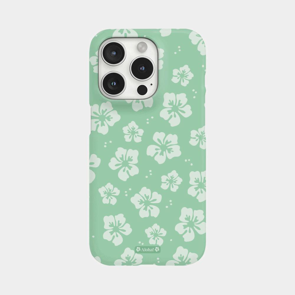 [Mademoment] Aloha Flower Design Phone Case