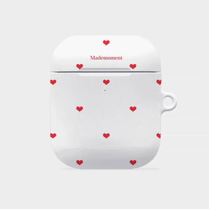 [Mademoment] Small Heart Pattern Design AirPods Case