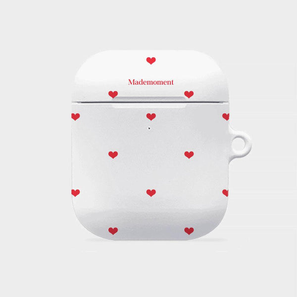 [Mademoment] Small Heart Pattern Design AirPods Case