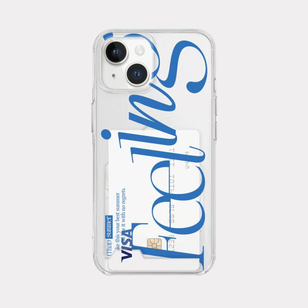 [Mademoment] That Summer Lettering Design Clear Phone Case (3 Types)