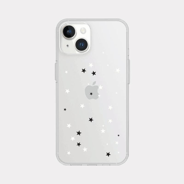 [Mademoment] Twinkle Star Pattern Design Clear Phone Case (3 Types)