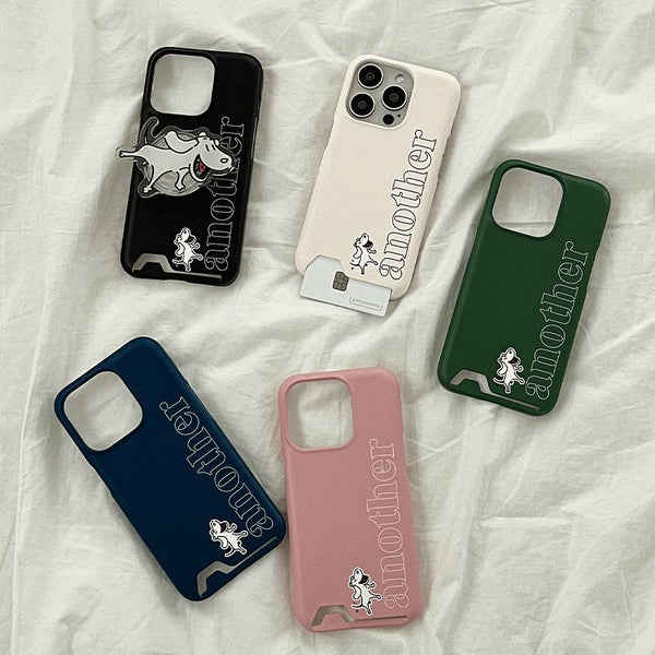 [Mademoment] Another Dog Line Design Phone Case