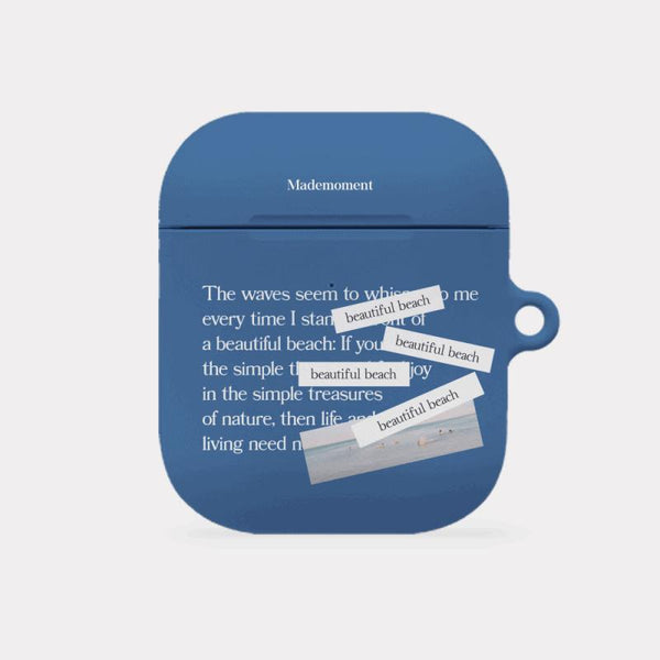 [Mademoment] Whisper Wave Design AirPods Case