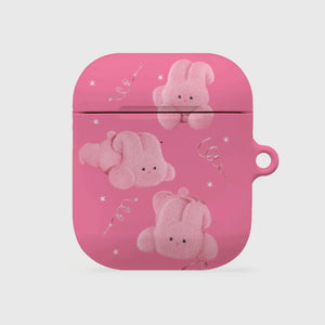 [THENINEMALL] Pink Ribbon Windy AirPods Hard Case
