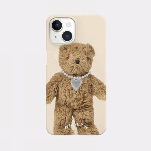 [Mademoment] Teddy Souvenir Pendant Design Phone Case