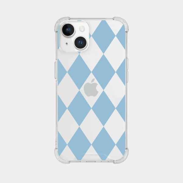 [Mademoment] Coloring Blue Design Clear Phone Case (3 Types)