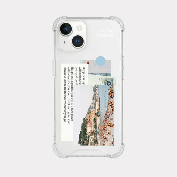 [Mademoment] Trip Sticker Design Clear Phone Case (3 Types)