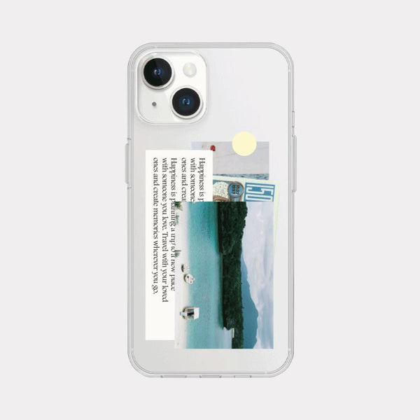 [Mademoment] Trip Sticker Design Clear Phone Case (3 Types)