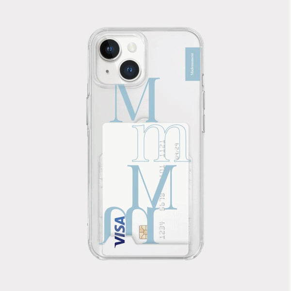 [Mademoment] Two Tone Design Clear Phone Case (3 Types)