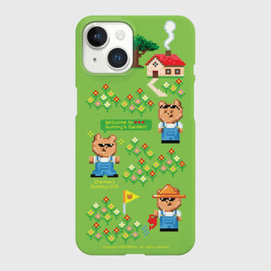 [THENINEMALL] Pixel Farmer Gummy Hard Phone Case (2 types)