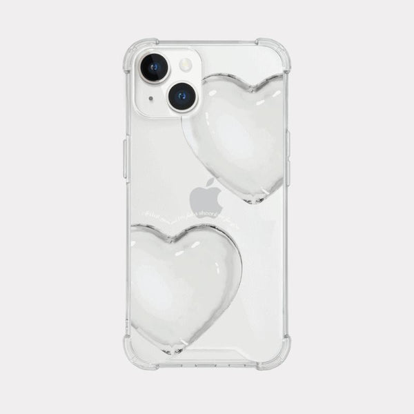 [Mademoment] Pure Love Design Clear Phone Case (3 Types)