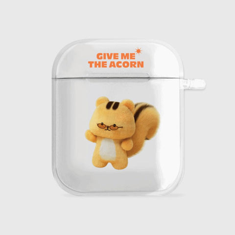 [THENINEMALL] Give Me The Acorn AirPods Clear Case