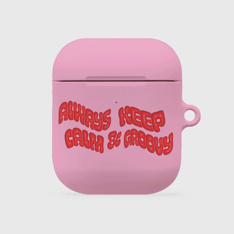 [THENINEMALL] Calm And Groovy AirPods Hard Case