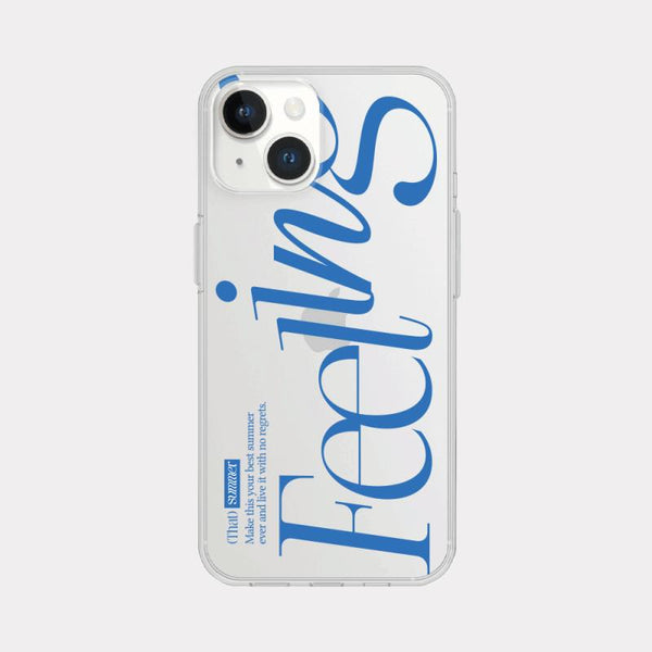 [Mademoment] That Summer Lettering Design Clear Phone Case (3 Types)