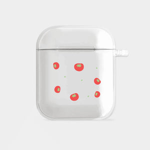 [Mademoment] Mini Fruit Pattern Design Clear AirPods Case