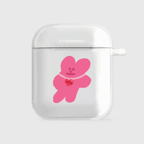 [THENINEMALL] Windy Painting Sticker AirPods Clear Case
