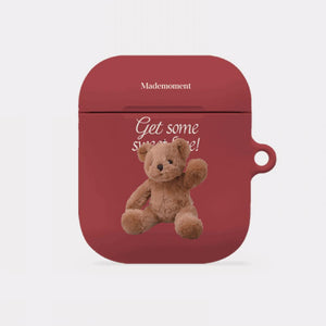 [Mademoment] Sweet Some Teddy Design AirPods Case