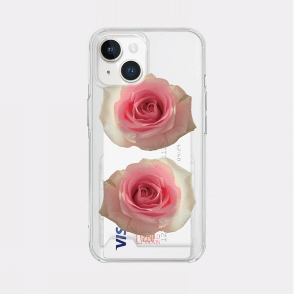 [Mademoment] Love Blossoms Design Clear Phone Case (3 Types)