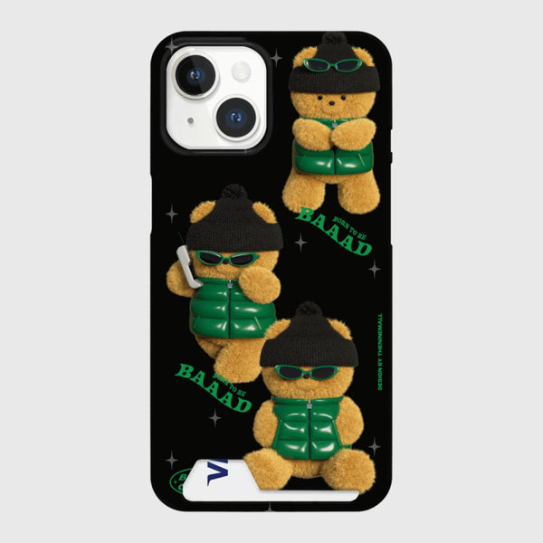 [THENINEMALL] Pattern Puffer Bad Gummy Hard Phone Case (2 types)