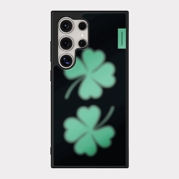 [Mademoment] Lucky Clover Design Bumper Phone Case