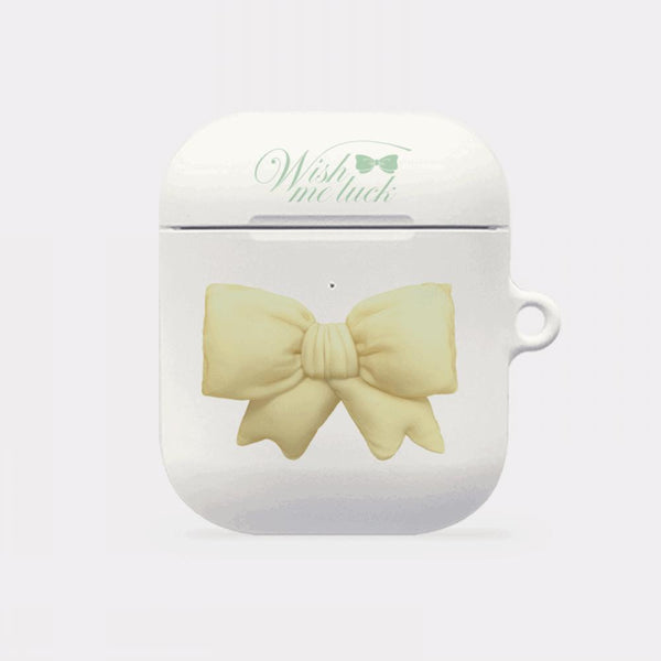 [Mademoment] Big Wish Ribbon Design AirPods Case