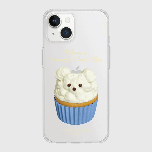 [THENINEMALL] Gummy Donut Shop Clear Phone Case (3 types)