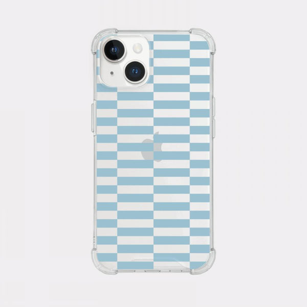 [Mademoment] Coloring Blue Design Clear Phone Case (3 Types)