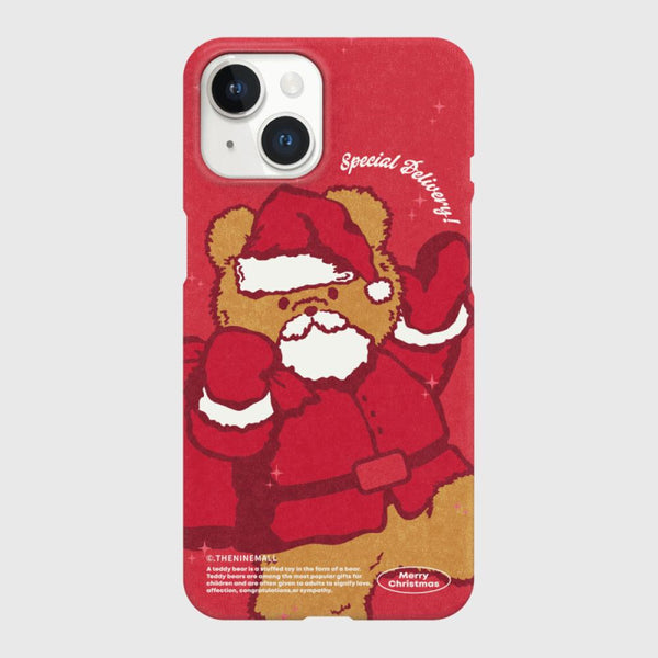 [THENINEMALL] Vintage Santa Gummy Hard Phone Case (2 types)