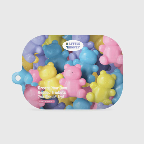[THENINEMALL] Beads Gummy Pattern AirPods Hard Case
