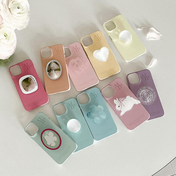 [Mademoment] Blossom Plain Design Phone Case