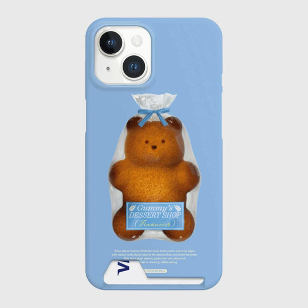 [THENINEMALL] Gummy Financier Hard Phone Case (2 types)