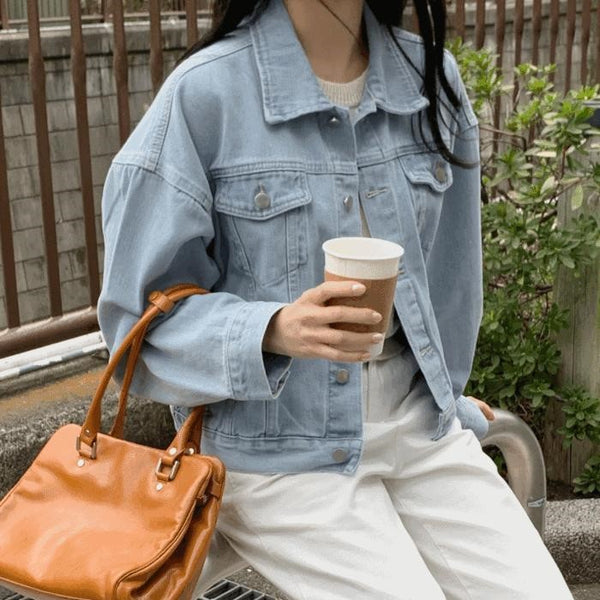 [98°C] Roaming Cotton Denim Jacket (2 Colors)