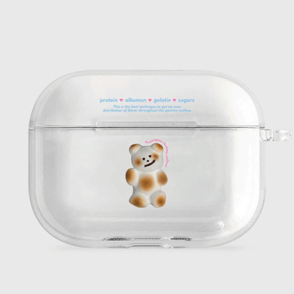 [THENINEMALL] Humongous Gummy Mallow AirPods Clear Case