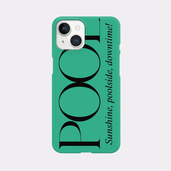 [Mademoment] Poolside Lettering Design Phone Case