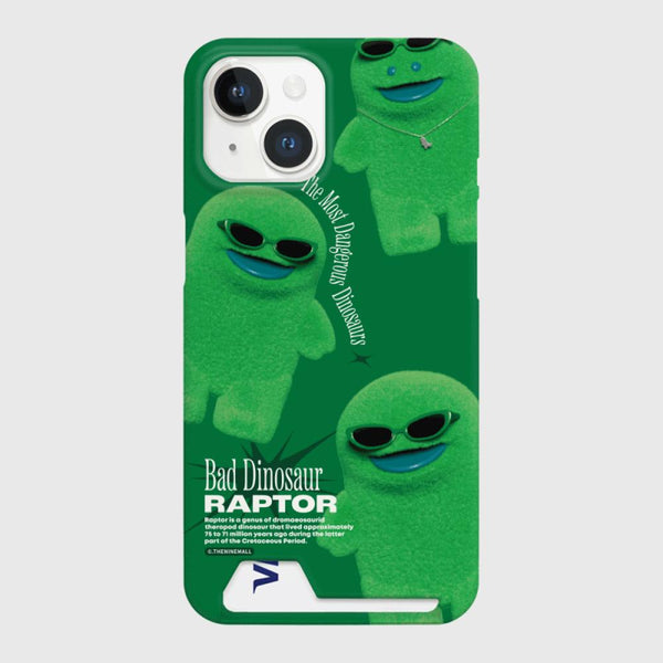 [THENINEMALL] Pattern Bad Raptor Hard Phone Case (2 types)