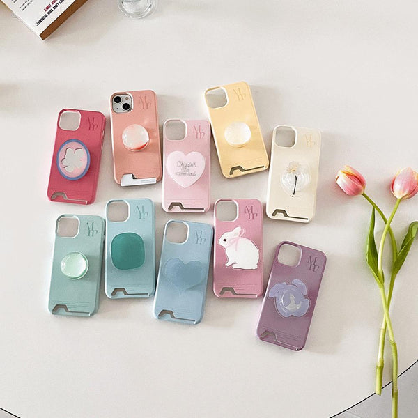 [Mademoment] Blossom Plain Design Phone Case