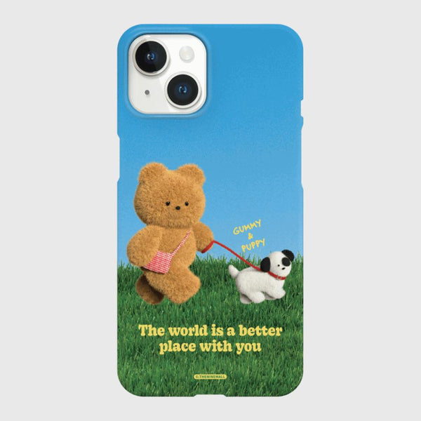 [THENINEMALL] Best Friend Gummy Hard Phone Case (2 types)