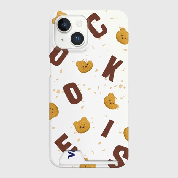 [THENINEMALL] Cookies Alphabet Pattern Hard Phone Case (2 types)