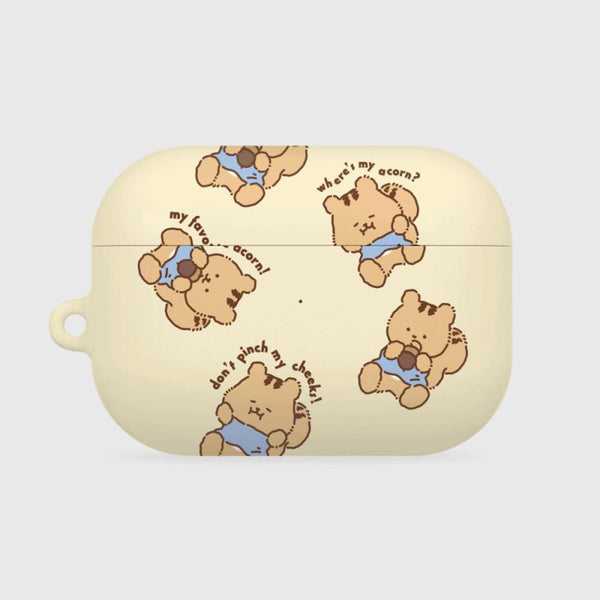 [THENINEMALL] Pattern Favorite Acorn AirPods Hard Case