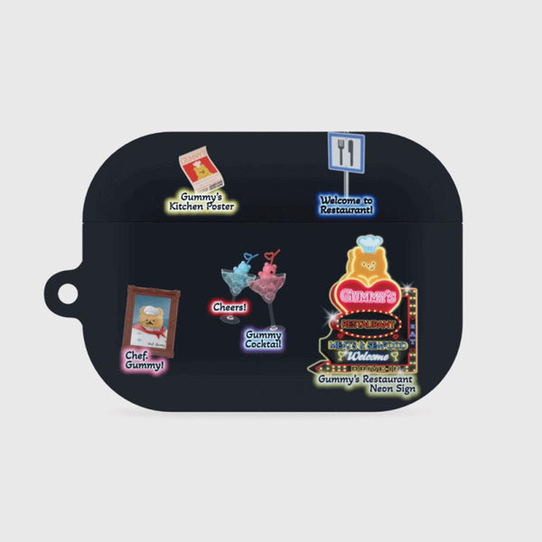 [THENINEMALL] Gummys Restaurant AirPods Hard Case