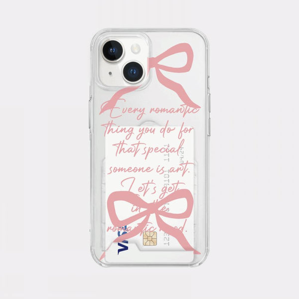 [Mademoment] Romantic Love Design Clear Phone Case (3 Types)