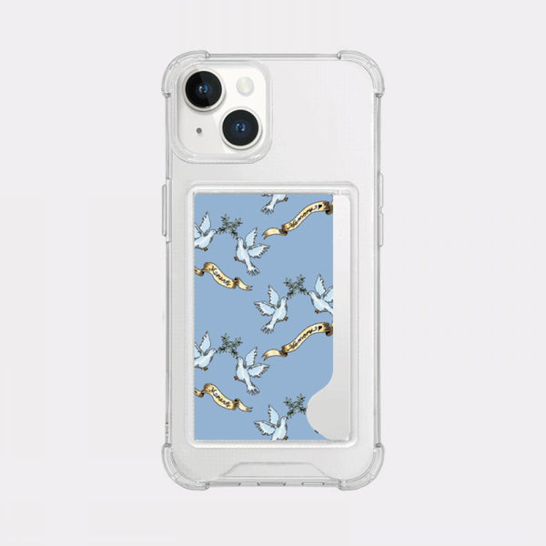 [Mademoment] Peaceful Memory Pattern Design Clear Phone Case (4 Types)