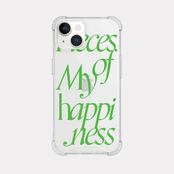 [Mademoment] Pieces Of Lettering Design Clear Phone Case (3 Types)