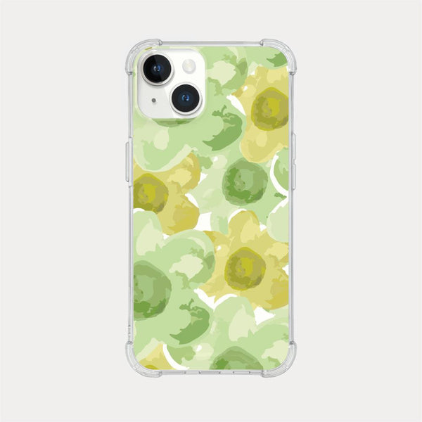 [Mademoment] Flower Watercolor Design Clear Phone Case (3 Types)