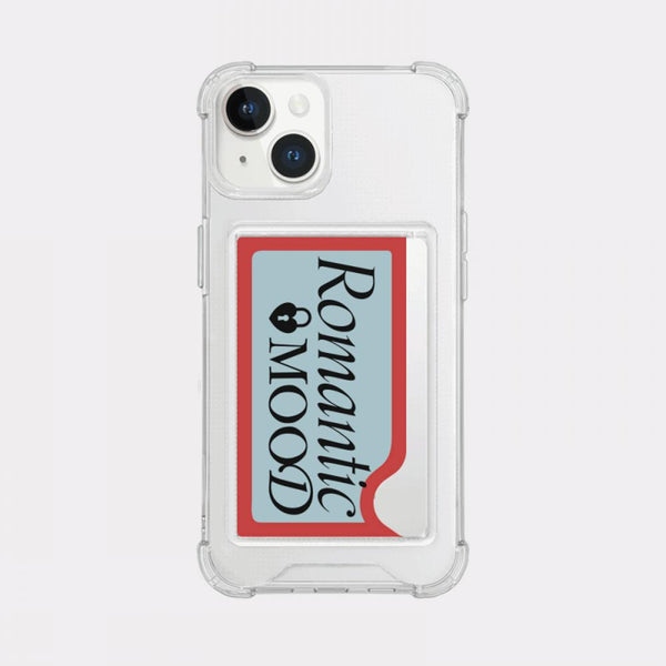 [Mademoment] French Mood Lettering Design Clear Phone Case (1 Type)