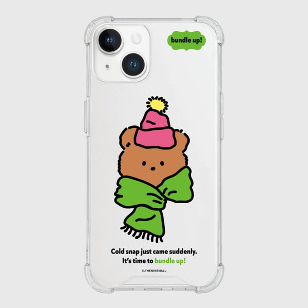 [THENINEMALL] Bundle Up Gummy Clear Phone Case (3 types)