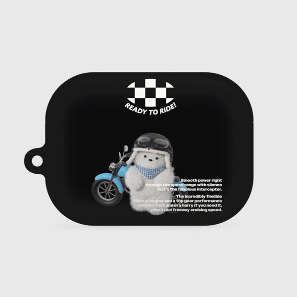 [THENINEMALL] Rider Puppy AirPods Hard Case