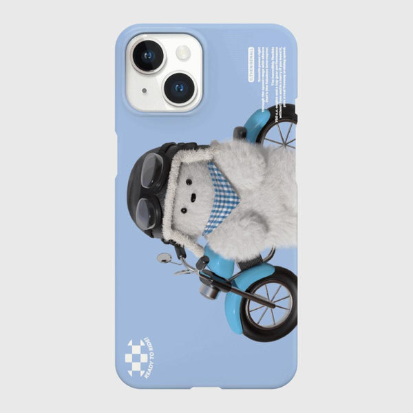 [THENINEMALL] Rider Puppy Hard Phone Case (2 types)