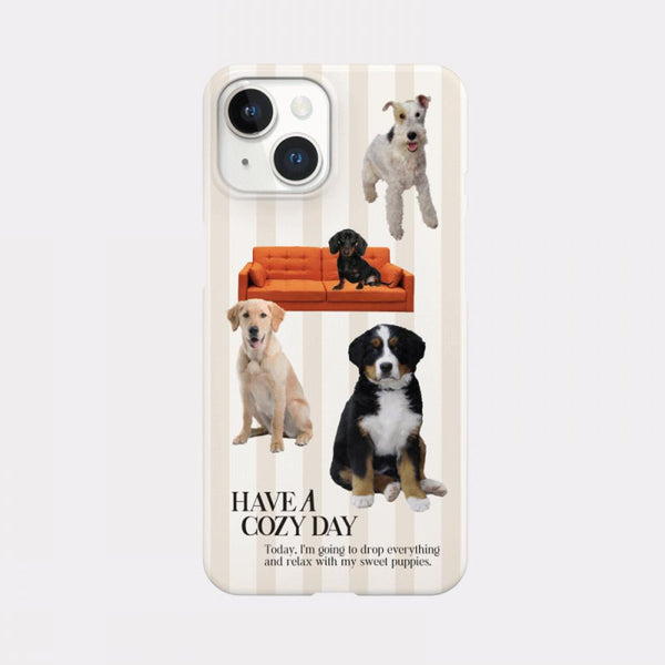 [Mademoment] Cozy Rest Day Design Phone Case