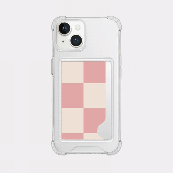 [Mademoment] House Checkerboard Design Clear Phone Case (1 Type)